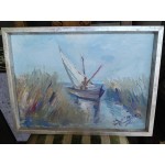 Средна картина масло на платно Испания - 3738